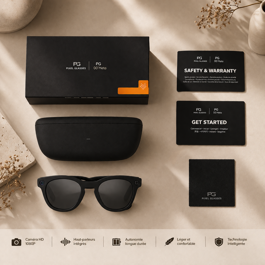 PixelEye - Lunettes connectées à caméra intégrée